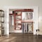 John Louis Home Solid Wood Walk-In Closet System Red Mahogany Finish JLH-526 - alternate 1